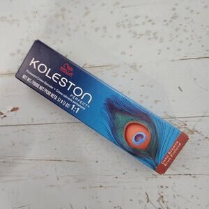 Wella Koleston Perfect 7/75 Med Blonde/Brown Red Violet Permanent Hair Color 2oz